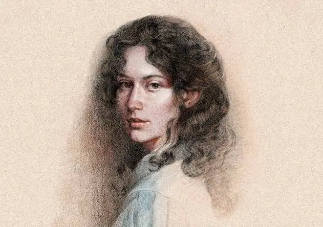 Portrait drawing of a young Elizabeth Ann Seton